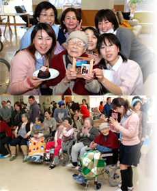101歳おばあちゃんの誕生会